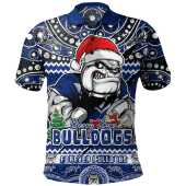 Canterbury-Bankstown Bulldogs Polo Shirt Aboriginal Xmas Special Ugly Christmas Style