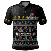 Penrith Panthers Christmas Custom Polo Shirt - Special Ugly Christmas Polo Shirt