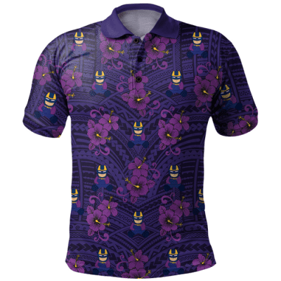 Melbourne Storm Polo Shirt - With Maori Pattern
