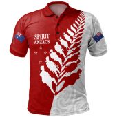 Australia New Zealand Anzac Day Custom Polo Shirt - Spirit Of The Anzacs Polo Shirt