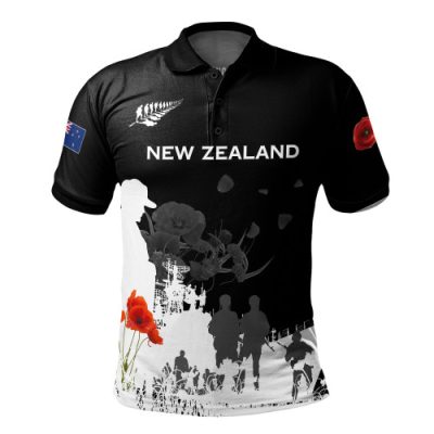 New Zealand Anzac Day Polo Shirt - Keeping The Spirit Alive