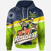 Canberra Raiders Custom Hoodie - The Indigenous Viking Soul