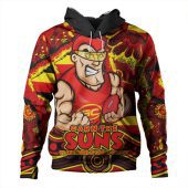 Gold Coast SUNS Hoodie Blazing Spirit Of Victory