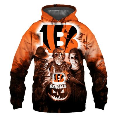 NFL Cincinnati Bengals Halloween Night Pullover Hoodie