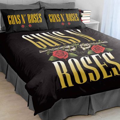 Guns N' Roses Black Bedding Set V2