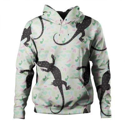 Australia Goanna Hoodie - Aboriginal Goanna Dot Art Colorful Inspired  Hoodie