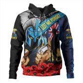 Gold Coast Titans Hoodie United In Spirit Anzac Day Tribute