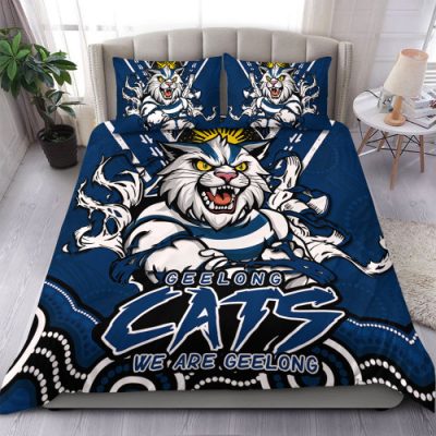 Geelong Cats Bedding Set Ripped Legacy Of The Game