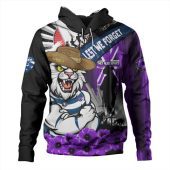 Geelong Cats Hoodie ANZAC Day Honor Purple Valor And Spirit