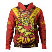 Gold Coast SUNS Hoodie Ripped Legacy Of The Game