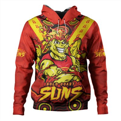 Gold Coast SUNS Hoodie Ripped Legacy Of The Game