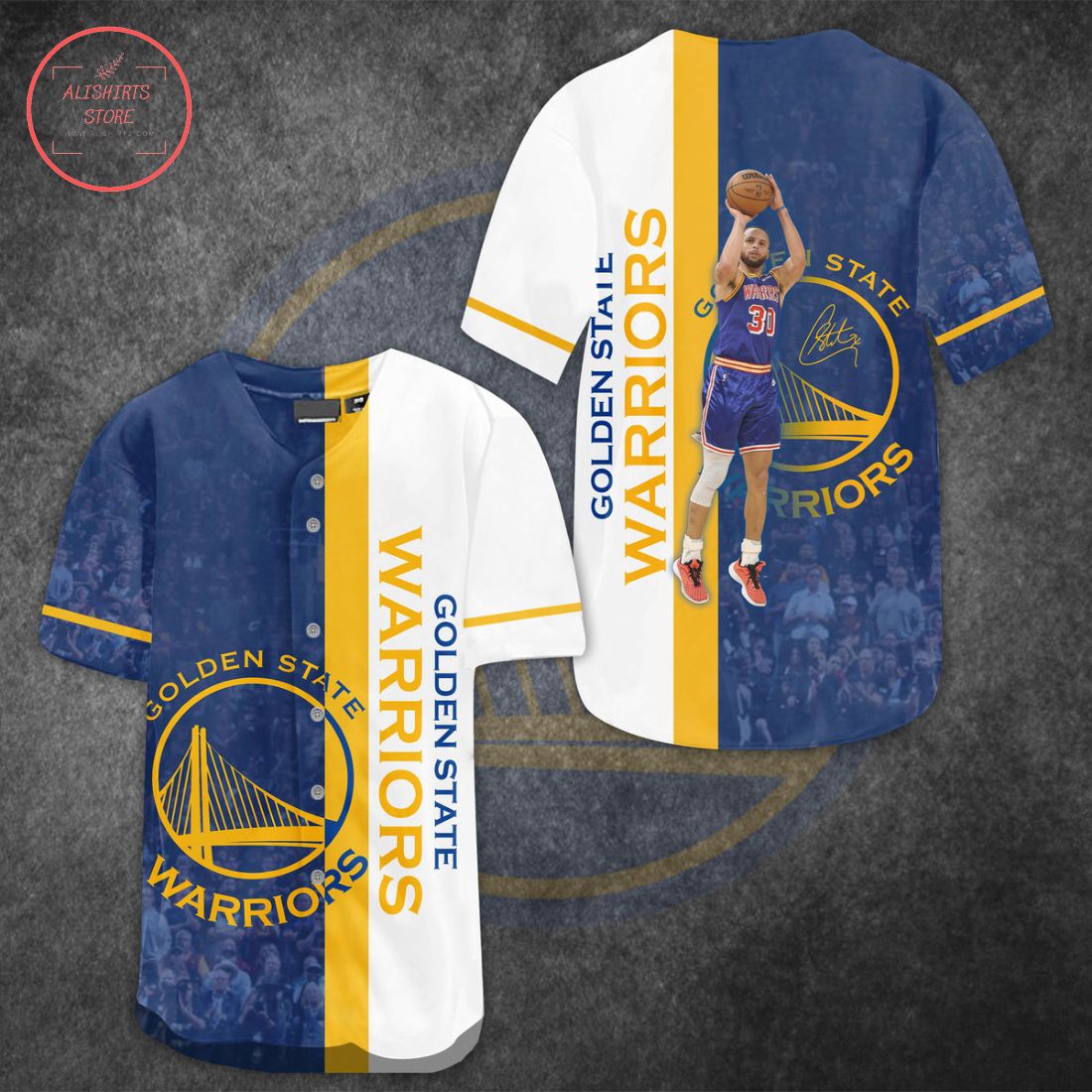 NBA Golden State Warriors 30 Stephen Curry Baseball Jersey NBA Golden State Warriors 30 Stephen Curry Baseball Jersey