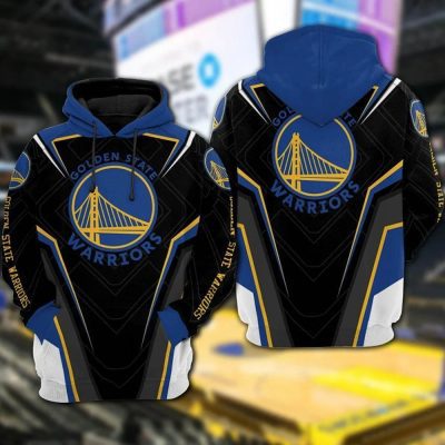 NBA Golden State Warriors Black Pullover Hoodie NBA Golden State Warriors Black Pullover Hoodie