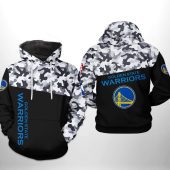 NBA Golden State Warriors Camo Pullover Hoodie