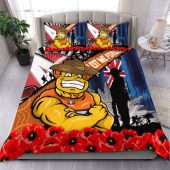GWS GIANTS Bedding Set Anzac Day Honor United In Spirit