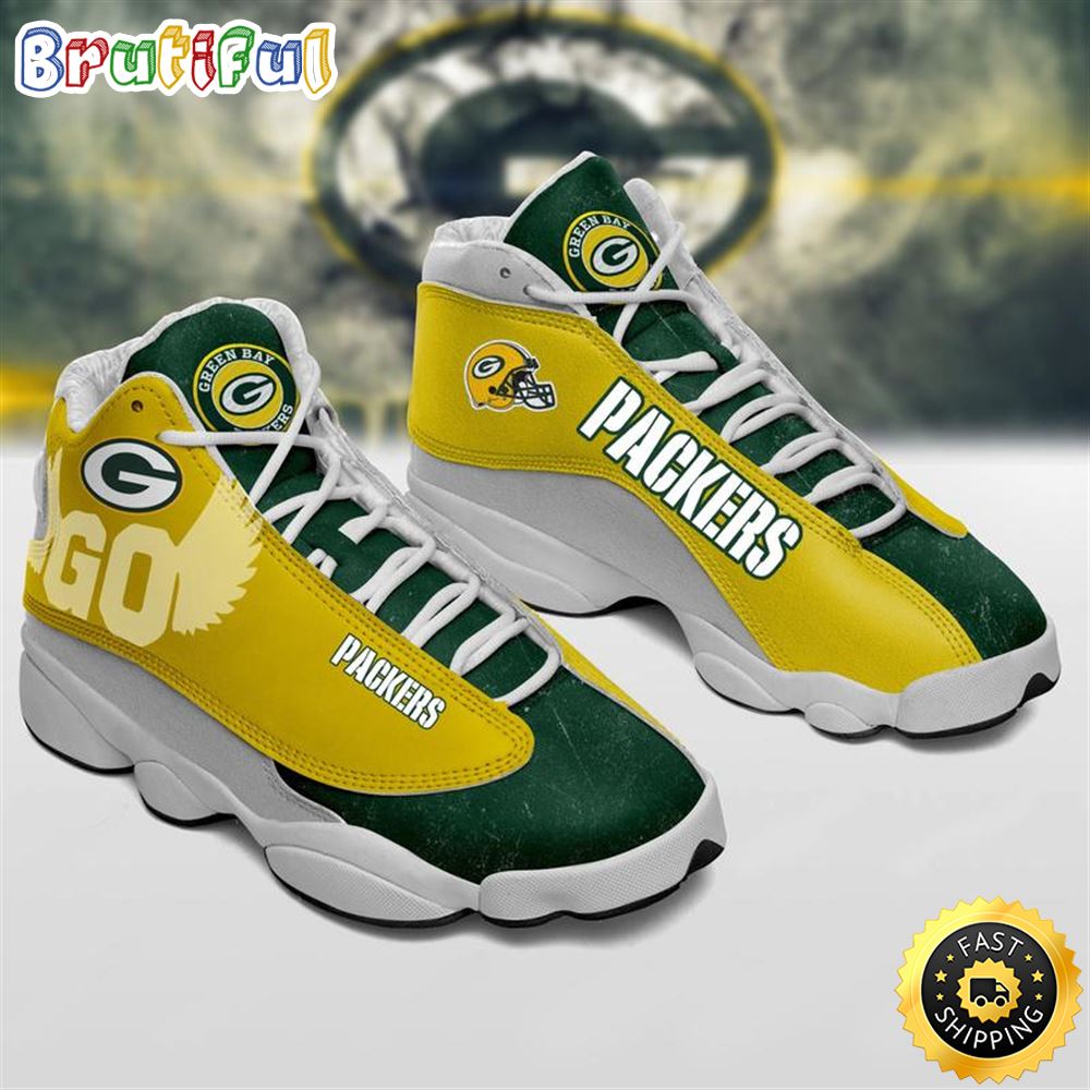 Green Bay Packers Nfl Ver 3 Air Jordan 13 Sneaker