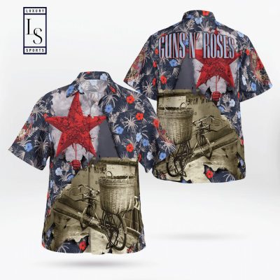 Guns N' Roses Chinese Democracy Tropical Hawaiian Shirt