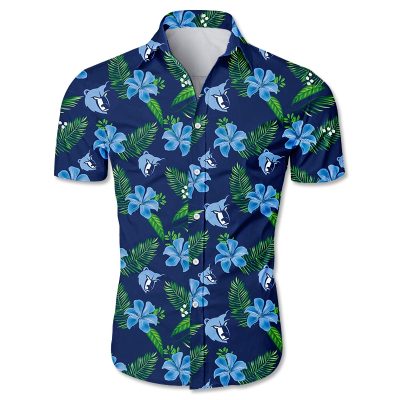 NBA Memphis Grizzlies Tropical Flowers Hawaiian Shirt V2