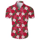 NBA Houston Rockets Tropical Flowers Hawaiian Shirt V2