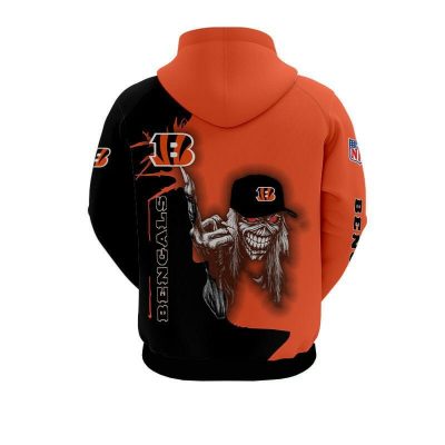 NFL Cincinnati Bengals Iron Maiden Pullover Hoodie
