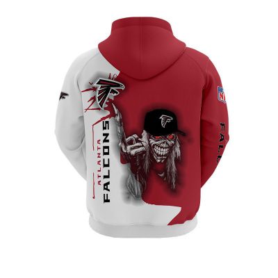 NFL Atlanta Falcons Halloween Iron Maiden Pullover Hoodie