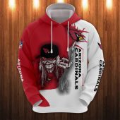 NFL Arizona Cardinals Halloween Iron Maiden Pullover Hoodie
