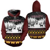 NFL Washington Commanders Casual Christmas Pullover Hoodie