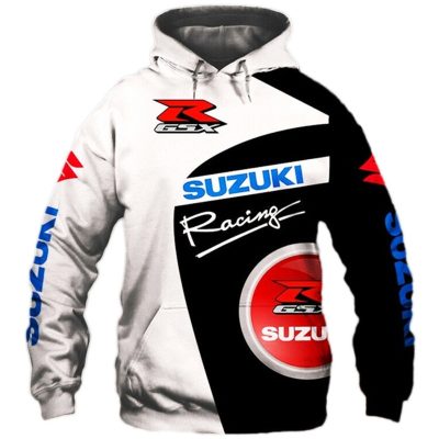 Suzuki Motorcycles Racing Pullover Hoodie