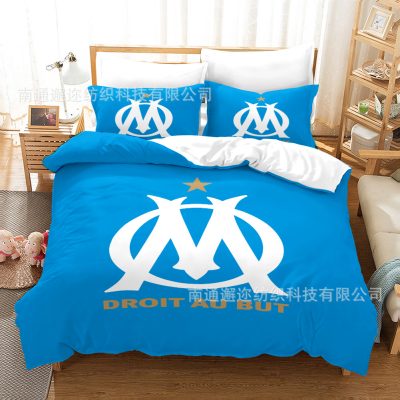 Olympique de Marseille Blue Bedding Set