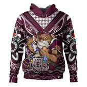 Queensland Maroons Hoodie Aboriginal Inspired Naidoc Week Custom For Die Hard Fan Supporters