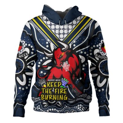 North Queensland Cowboys Hoodie Aboriginal Inspired Naidoc Week Custom For Die Hard Fan Supporters