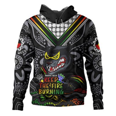 Penrith Panthers Hoodie Aboriginal Inspired Naidoc Week Custom For Die Hard Fan Supporters