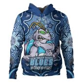 New South Wales Blues Hoodie Aboriginal Pattern Inspired Victory Is Ours