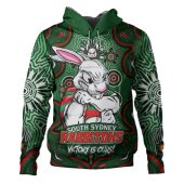 South Sydney Rabbitohs Hoodie Aboriginal Pattern Inspired Victory Is Ours