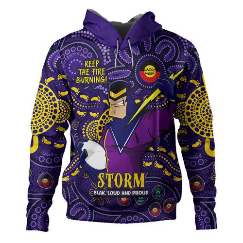 Melbourne Storm Hoodie Custom Naidoc Week 2024 Aboriginal Pattern And Torres Strait Islander Inspired Melbourne Storm Hoodie Custom Naidoc Week 2024 Aboriginal Pattern And Torres Strait Islander Inspired
