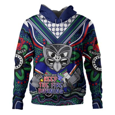 New Zealand Warriors Hoodie Aboriginal Inspired Naidoc Week Custom For Die Hard Fan Supporters