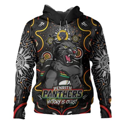 (Custom) Fremantle Dockers Hoodie Aboriginal Pattern Inspired Victory Is Our