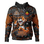 Wests Tigers Custom Hoodie - Naidoc Week and Torres Strait Island with Aboriginal Inspired Hoodie