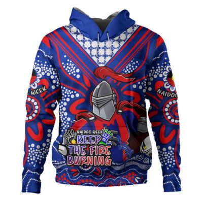 Newcastle Knights Hoodie Aboriginal Inspired Naidoc Week Custom For Die Hard Fan Supporters