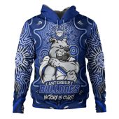 Canterbury-Bankstown Bulldogs Hoodie Aboriginal Pattern Inspired Victory Is Ours