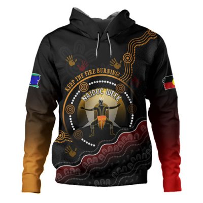 Australia Naidoc Week Custom Hoodie - Torres Strait Island Naidoc Week Aboriginal Inspired Hoodie