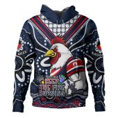 Sydney Roosters Hoodie Aboriginal Inspired Naidoc Week Custom For Die Hard Fan Supporters