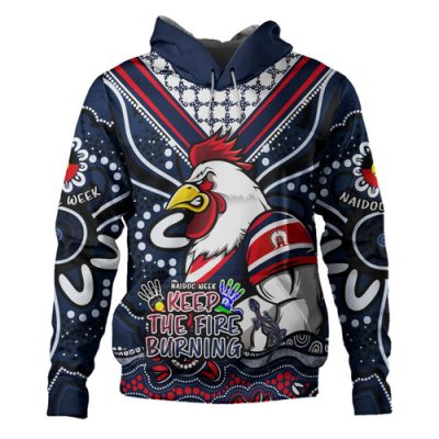 Sydney Roosters Hoodie Aboriginal Inspired Naidoc Week Custom For Die Hard Fan Supporters