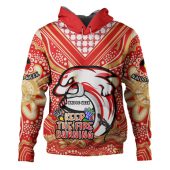 Redcliffe Dolphins Hoodie Aboriginal Inspired Naidoc Week Custom For Die Hard Fan Supporters