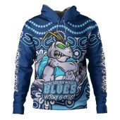 New South Wales Blues Hoodie Aboriginal Inspired Tough Fan Rugby For Life