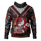 St. George Illawarra Dragons Hoodie Aboriginal Inspired Naidoc Week Custom For Die Hard Fan Supporters