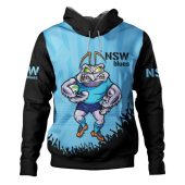 New South Wales Blues Hoodie Custom State Of Origin 2024 Go Mighty NSW Blues For Die Hard Fan Supporters