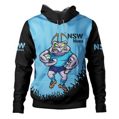 New South Wales Blues Hoodie Custom State Of Origin 2024 Go Mighty NSW Blues For Die Hard Fan Supporters