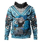 Cronulla-Sutherland Sharks Hoodie Aboriginal Inspired Naidoc Week Custom For Die Hard Fan Supporters