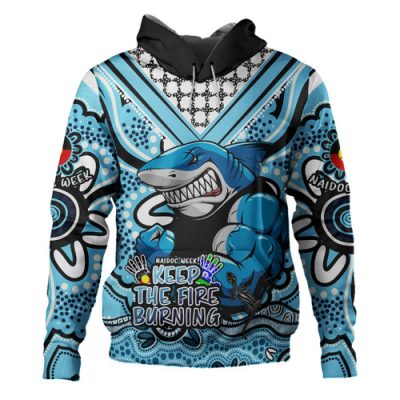Cronulla-Sutherland Sharks Hoodie Aboriginal Inspired Naidoc Week Custom For Die Hard Fan Supporters